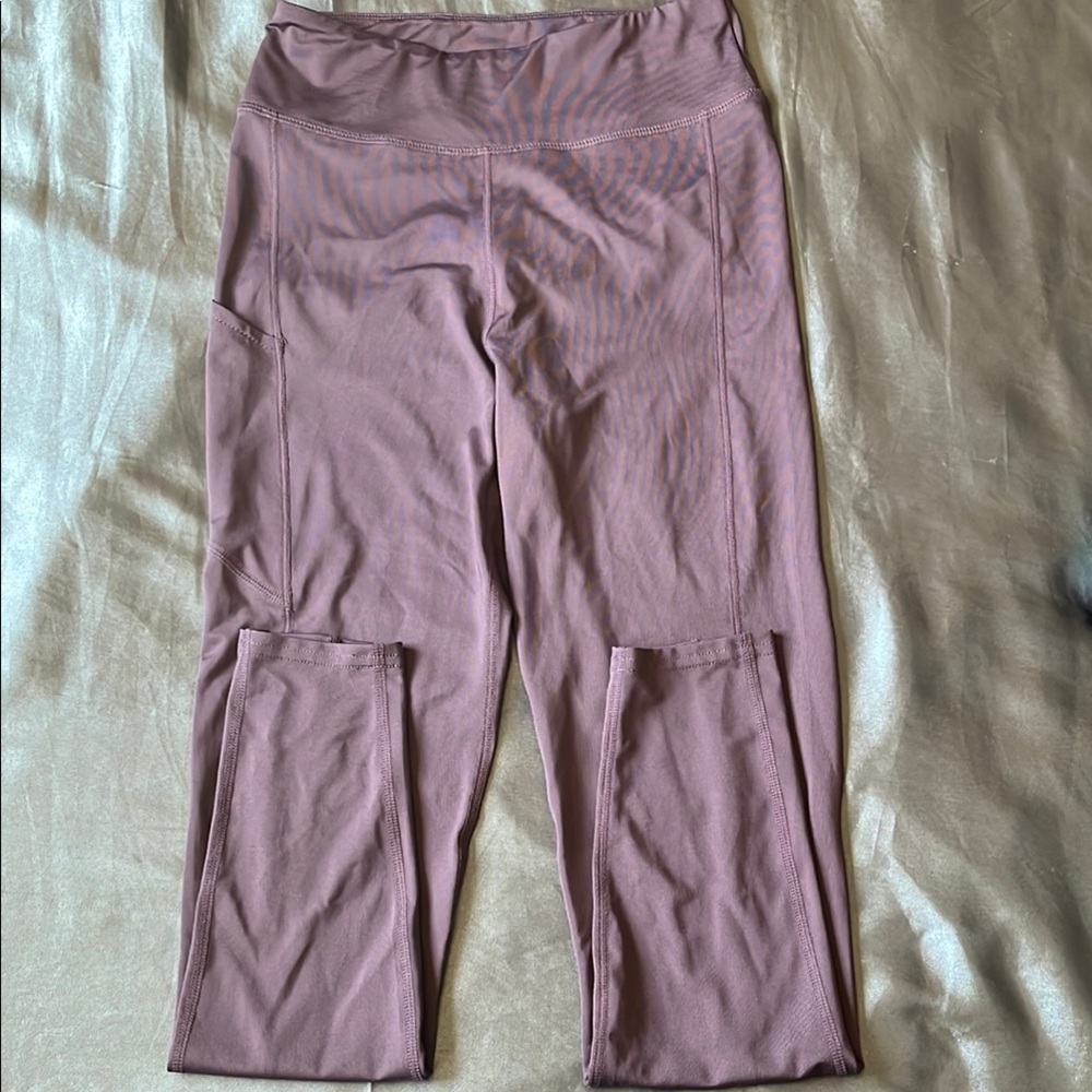 Pink High-Waisted Leggings